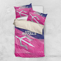 Barbados Cricket Royals Bedding Set Sporty Style with Trident Symbol - Wonder Print Shop