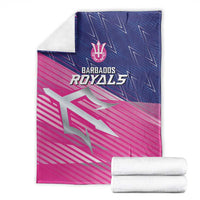 Barbados Cricket Royals Blanket Sporty Style with Trident Symbol - Wonder Print Shop