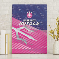 Barbados Cricket Royals Canvas Wall Art Sporty Style with Trident Symbol - Wonder Print Shop