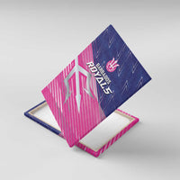 Barbados Cricket Royals Canvas Wall Art Sporty Style with Trident Symbol - Wonder Print Shop