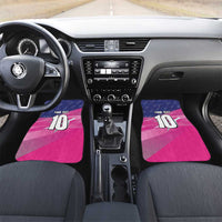 Barbados Cricket Royals Car Mats Sporty Style with Trident Symbol - Wonder Print Shop