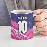 Custom Barbados Cricket Royals Ceramic Mug Sporty Style with Trident Symbol - Wonder Print Shop