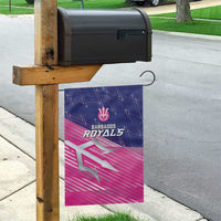 Barbados Cricket Royals Garden Flag Sporty Style with Trident Symbol - Wonder Print Shop