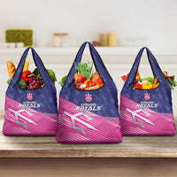 Barbados Cricket Royals Grocery Bag Sporty Style with Trident Symbol - Wonder Print Shop