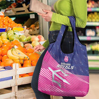 Barbados Cricket Royals Grocery Bag Sporty Style with Trident Symbol - Wonder Print Shop