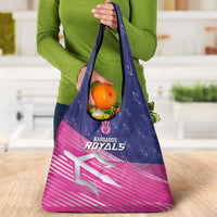 Barbados Cricket Royals Grocery Bag Sporty Style with Trident Symbol - Wonder Print Shop