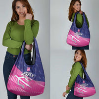 Barbados Cricket Royals Grocery Bag Sporty Style with Trident Symbol - Wonder Print Shop