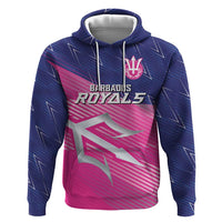 Custom Barbados Cricket Royals Hoodie Sporty Style with Trident Symbol - Wonder Print Shop