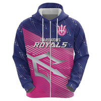Custom Barbados Cricket Royals Hoodie Sporty Style with Trident Symbol - Wonder Print Shop