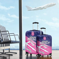 Barbados Cricket Royals Luggage Cover Sporty Style with Trident Symbol - Wonder Print Shop
