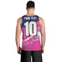 Custom Barbados Cricket Royals Men Tank Top Sporty Style with Trident Symbol - Wonder Print Shop
