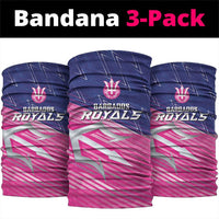 Barbados Cricket Royals Neck Gaiter Sporty Style with Trident Symbol - Wonder Print Shop