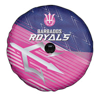 Barbados Cricket Royals Spare Tire Cover Sporty Style with Trident Symbol - Wonder Print Shop
