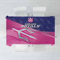 Barbados Cricket Royals Tablecloth Sporty Style with Trident Symbol - Wonder Print Shop