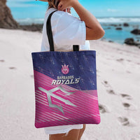 Barbados Cricket Royals Tote Bag Sporty Style with Trident Symbol - Wonder Print Shop