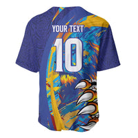 Custom Saint Lucia Cricket Kings Baseball Jersey Power Lions of Caribbean - Wonder Print Shop