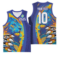 Custom Saint Lucia Cricket Kings Basketball Jersey Power Lions of Caribbean - Wonder Print Shop