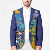 Custom Saint Lucia Cricket Kings Blazer Power Lions of Caribbean - Wonder Print Shop