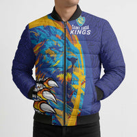 Custom Saint Lucia Cricket Kings Bomber Puffer Jacket Power Lions of Caribbean - Wonder Print Shop