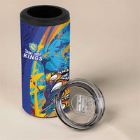 Custom Saint Lucia Cricket Kings 4 in 1 Can Cooler Tumbler Power Lions of Caribbean - Wonder Print Shop