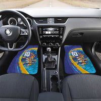 Saint Lucia Cricket Kings Car Mats Power Lions of Caribbean - Wonder Print Shop