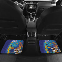 Saint Lucia Cricket Kings Car Mats Power Lions of Caribbean - Wonder Print Shop