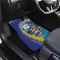Saint Lucia Cricket Kings Car Mats Power Lions of Caribbean - Wonder Print Shop