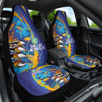 Saint Lucia Cricket Kings Car Seat Cover Power Lions of Caribbean - Wonder Print Shop