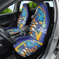 Saint Lucia Cricket Kings Car Seat Cover Power Lions of Caribbean - Wonder Print Shop
