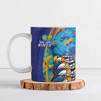 Custom Saint Lucia Cricket Kings Ceramic Mug Power Lions of Caribbean - Wonder Print Shop