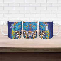Custom Saint Lucia Cricket Kings Ceramic Mug Power Lions of Caribbean - Wonder Print Shop