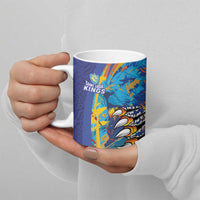 Custom Saint Lucia Cricket Kings Ceramic Mug Power Lions of Caribbean - Wonder Print Shop