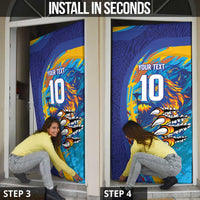 Saint Lucia Cricket Kings Door Cover Power Lions of Caribbean - Wonder Print Shop