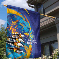 Saint Lucia Cricket Kings Garden Flag Power Lions of Caribbean - Wonder Print Shop