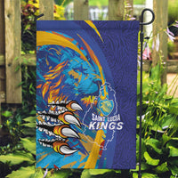 Saint Lucia Cricket Kings Garden Flag Power Lions of Caribbean - Wonder Print Shop