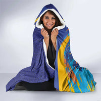 Saint Lucia Cricket Kings Hooded Blanket Power Lions of Caribbean - Wonder Print Shop