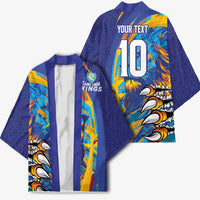 Custom Saint Lucia Cricket Kings Kimono Power Lions of Caribbean - Wonder Print Shop