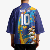 Custom Saint Lucia Cricket Kings Kimono Power Lions of Caribbean - Wonder Print Shop