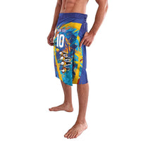 Custom Saint Lucia Cricket Kings Lavalava Power Lions of Caribbean - Wonder Print Shop