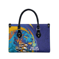 Saint Lucia Cricket Kings Leather Bag Power Lions of Caribbean - Wonder Print Shop
