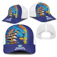 Saint Lucia Cricket Kings Mesh Trucker Cap Power Lions of Caribbean - Wonder Print Shop