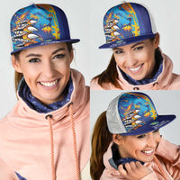 Saint Lucia Cricket Kings Mesh Trucker Cap Power Lions of Caribbean - Wonder Print Shop