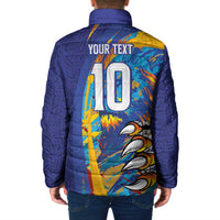 Custom Saint Lucia Cricket Kings Padded Jacket Power Lions of Caribbean - Wonder Print Shop