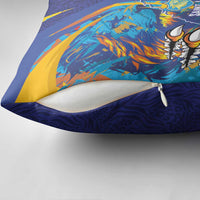 Saint Lucia Cricket Kings Pillow Cover Power Lions of Caribbean - Wonder Print Shop