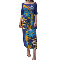 Custom Saint Lucia Cricket Kings Puletasi Power Lions of Caribbean - Wonder Print Shop