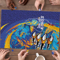 Saint Lucia Cricket Kings Puzzle Power Lions of Caribbean - Wonder Print Shop