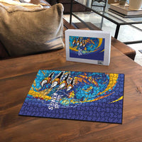 Saint Lucia Cricket Kings Puzzle Power Lions of Caribbean - Wonder Print Shop