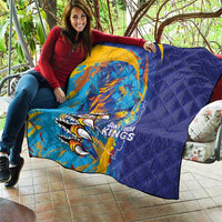 Saint Lucia Cricket Kings Quilt Power Lions of Caribbean - Wonder Print Shop