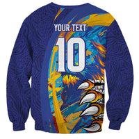 Custom Saint Lucia Cricket Kings Sweatshirt Power Lions of Caribbean - Wonder Print Shop