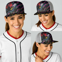 Antigua & Barbuda Cricket Falcons Baseball Net Cap Through The Fire - Wonder Print Shop